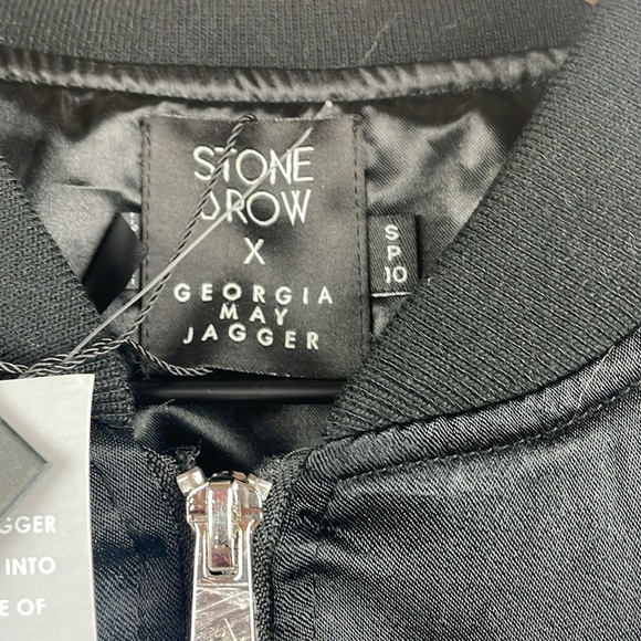 STONE ROW x Georgia May Jagger NWT GMJ Track Jacket size small - Picture 5 of 8